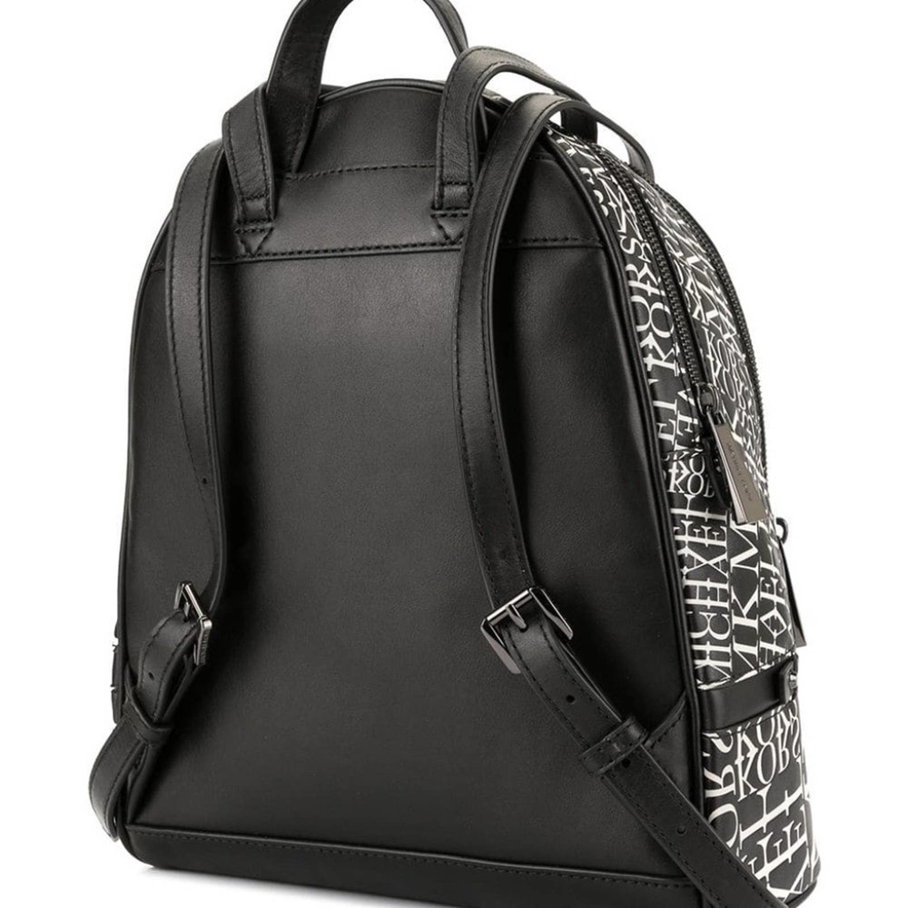 Michael Kors Newsprint Rhea Backpack - Picture 2 of 5